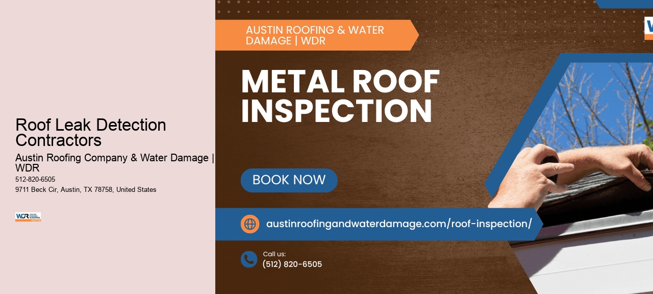 Roof Leak Detection Contractors