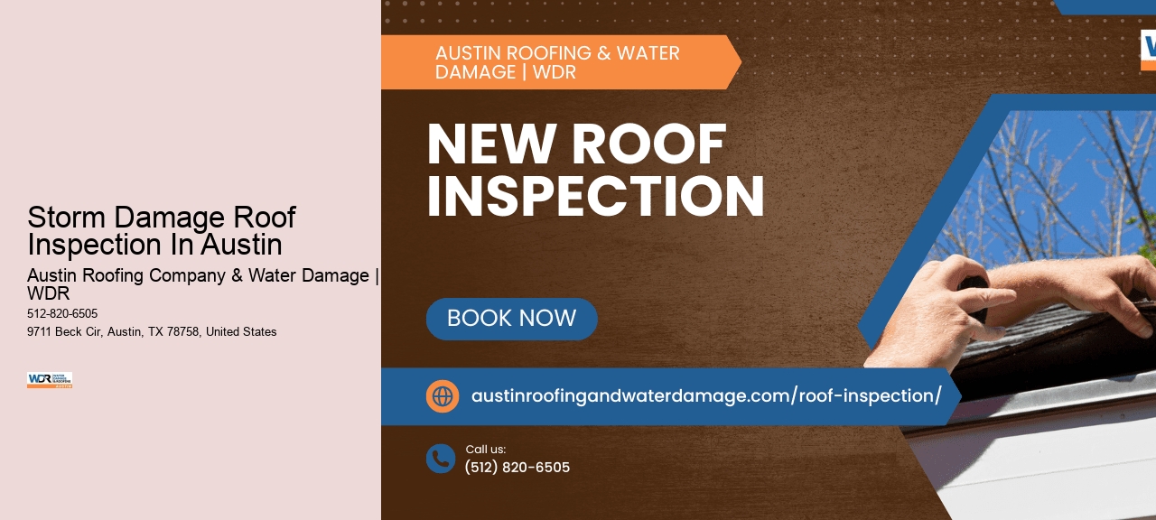 Storm Damage Roof Inspection In Austin