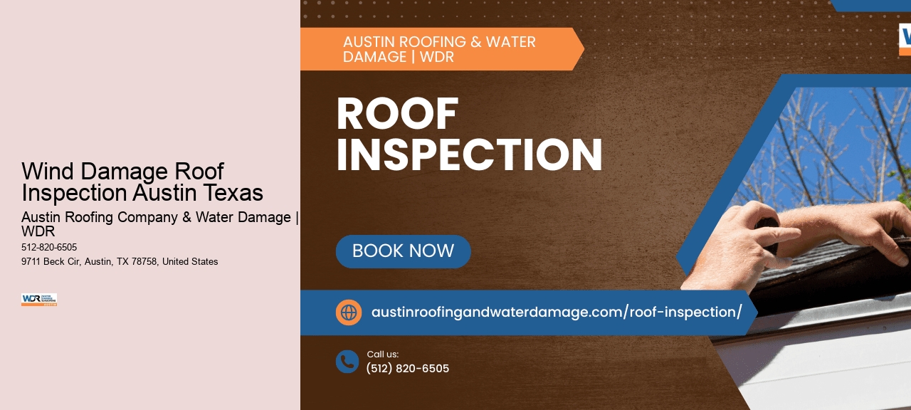 Wind Damage Roof Inspection Austin Texas
